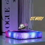 Adorno creativo Maglev, luz de cielo estrellado OVNI, rotación Universal, iluminación colorida, regalo de decoración de escritorio para el hogar y la Oficina 4 Adorno creativo Maglev, luz de cielo estrellado OVNI, rotación Universal, iluminación colorida, regalo de decoración de escritorio para el hogar y la Oficina 4