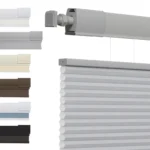 Persianas de nido de abeja para ventanas, sin herramientas, tela de celda de 1 “, aislamiento térmico inalámbrico, reducción de ruido – Grey Filtering 14