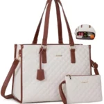 LOVEVOOK Bolsa de almuerzo para mujer, bolsa para laptop de 15.6 pulgadas con compartimento aislado para el almuerzo, bolso acolchado de gran capacidad para computadora con bolso para negocios – QWE003 6 LOVEVOOK Bolsa de almuerzo para mujer, bolsa para laptop de 15.6 pulgadas con compartimento aislado para el almuerzo, bolso acolchado de gran capacidad para computadora con bolso para negocios – QWE003 6