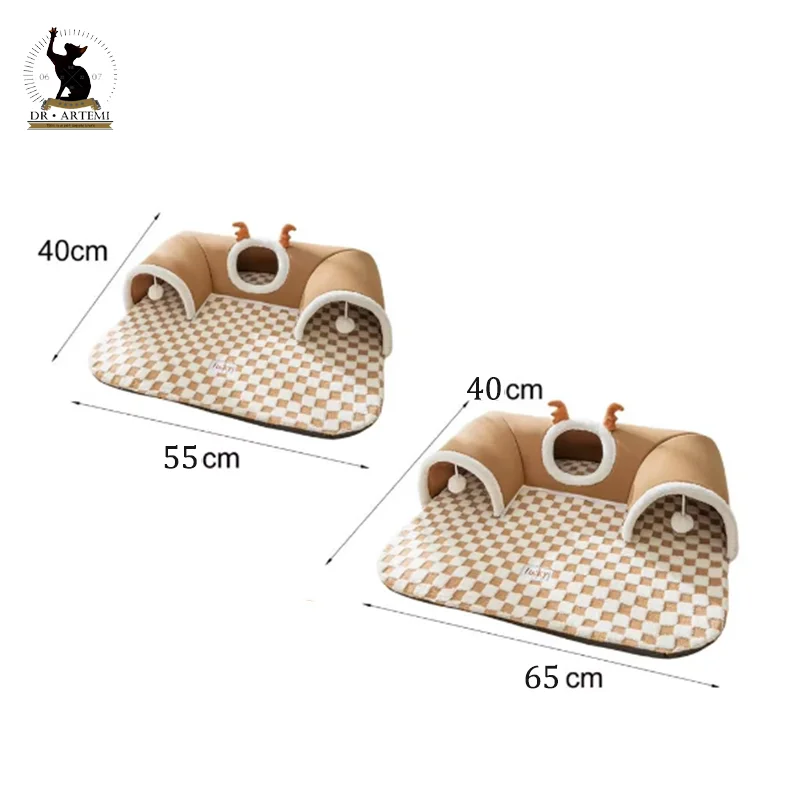 Casa de cama tipo túnel para gatos con juguete de Ballet de peluche Peekaboo, acento de tubo para gatitos de interior para gatos pequeños múltiples para conejos 5 Casa de cama tipo túnel para gatos con juguete de Ballet de peluche Peekaboo, acento de tubo para gatitos de interior para gatos pequeños múltiples para conejos 5