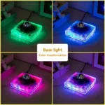 Adorno creativo Maglev, luz de cielo estrellado OVNI, rotación Universal, iluminación colorida, regalo de decoración de escritorio para el hogar y la Oficina 3 Adorno creativo Maglev, luz de cielo estrellado OVNI, rotación Universal, iluminación colorida, regalo de decoración de escritorio para el hogar y la Oficina 3