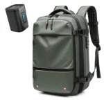 Mochila de compresión al vacío para hombre, bolsa de viaje para ordenador portátil de 17 pulgadas, de gran capacidad, para negocios y escuela – Pumps [200006156] 12