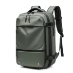 Mochila de compresión al vacío para hombre, bolsa de viaje para ordenador portátil de 17 pulgadas, de gran capacidad, para negocios y escuela – Verde militar 8 Mochila de compresión al vacío para hombre, bolsa de viaje para ordenador portátil de 17 pulgadas, de gran capacidad, para negocios y escuela – Verde militar 8